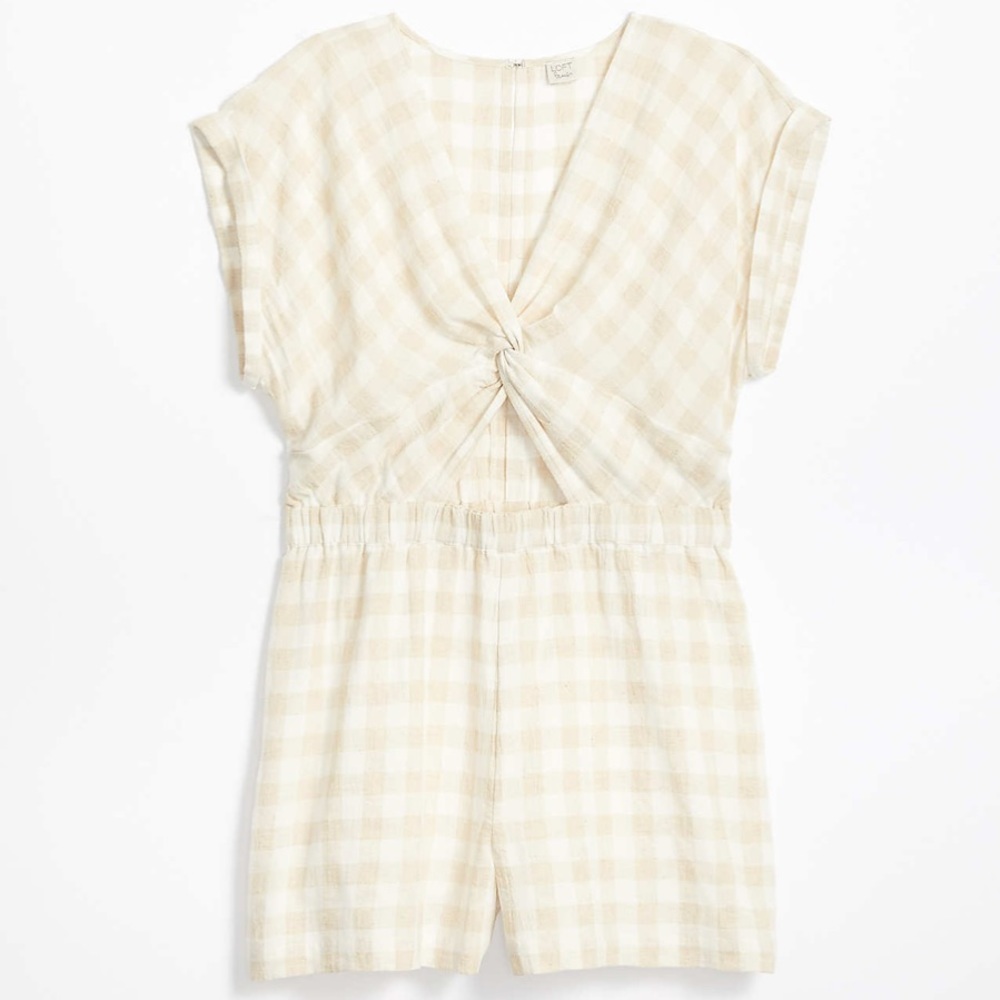 White and Cream Romper